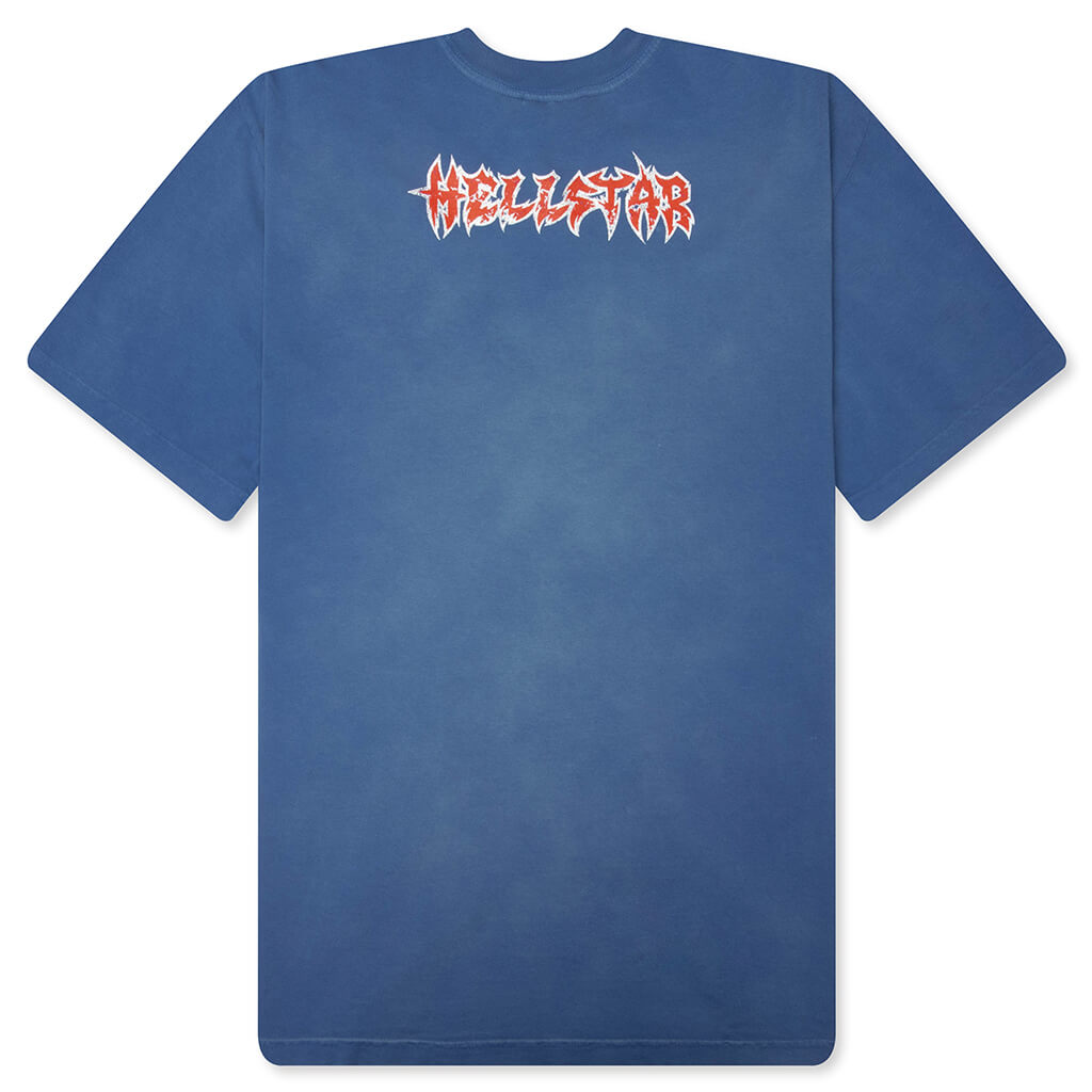 Metal Logo Tee - Blue