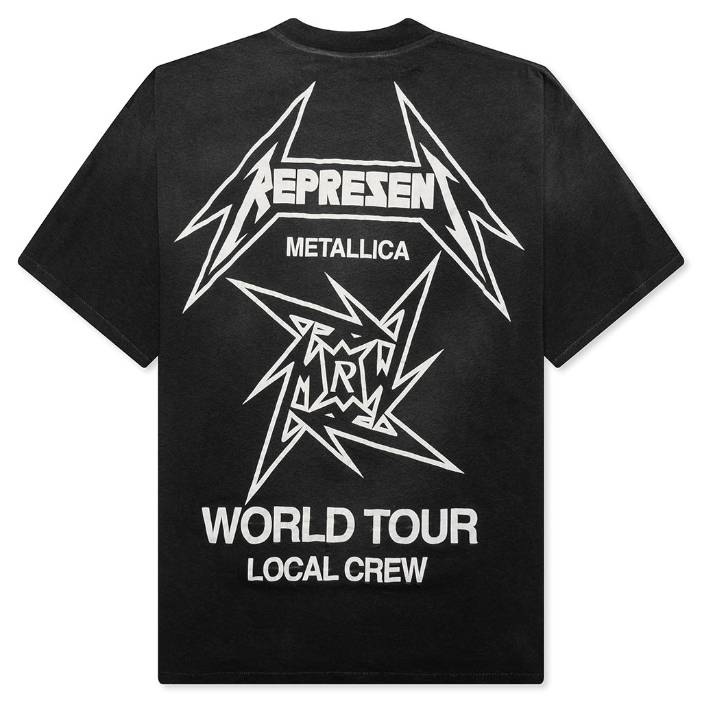 Metallica 40 Year Anniversary S/S T-Shirt - Stained Black
