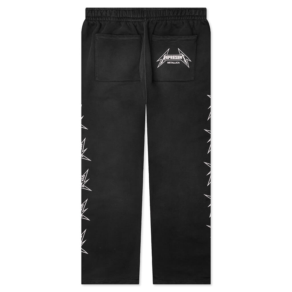 Metallica 40 Year Anniversary Sweat Pants - Stained Black