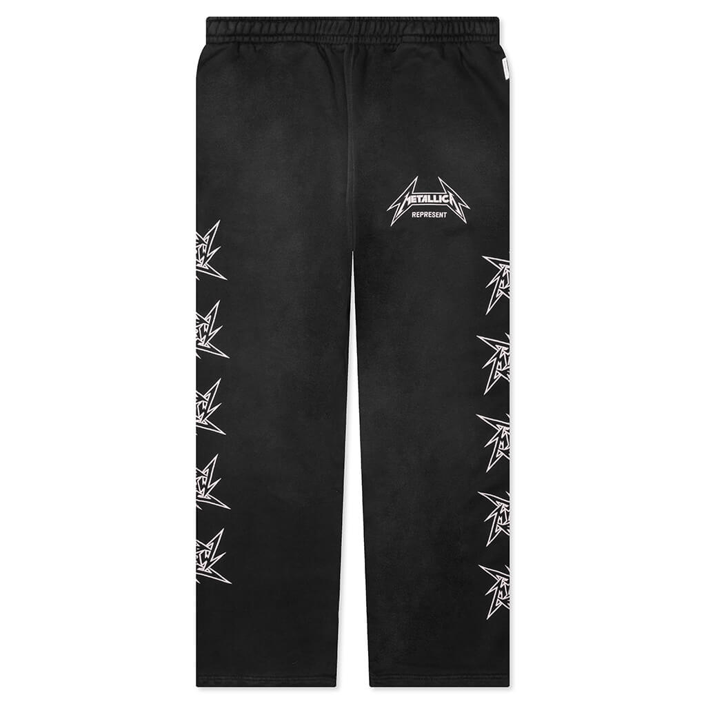 Metallica 40 Year Anniversary Sweat Pants - Stained Black