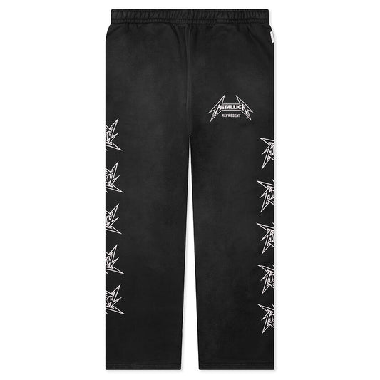 Metallica 40 Year Anniversary Sweat Pants - Stained Black