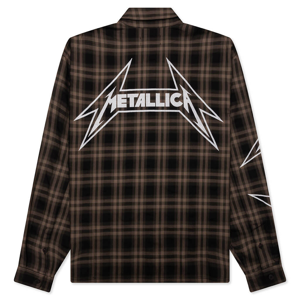Metallica L/S Shirt - Tobacco