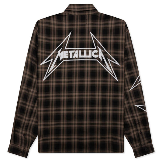 Metallica L/S Shirt - Tobacco