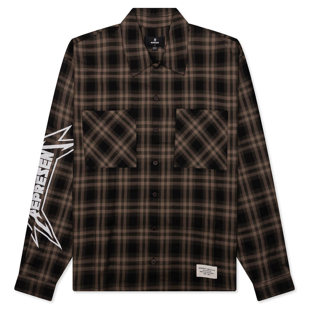 Metallica L/S Shirt - Tobacco