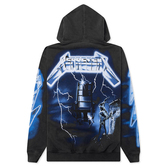 Metallica Ride The Lightning Hoodie - Vintage Grey