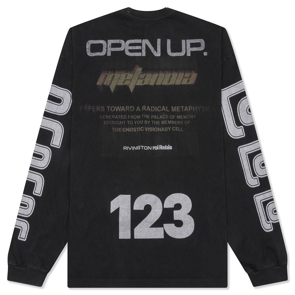 Metamoth Vintage L/S Tee - Jet Black