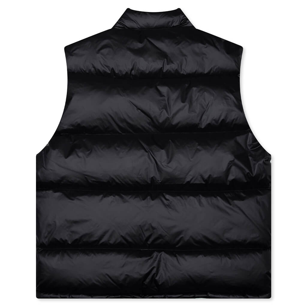 Micro Ripstop Down Vest - Black