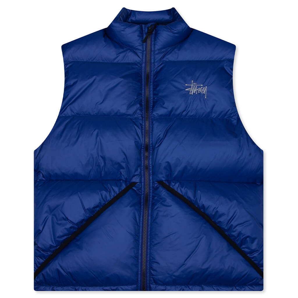 Micro Ripstop Down Vest - Royal