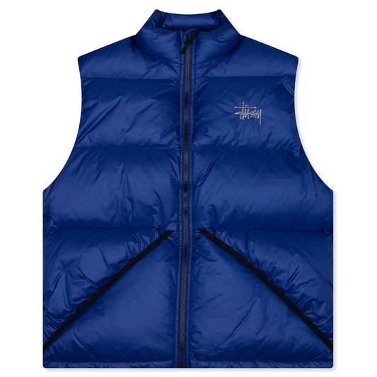 Micro Ripstop Down Vest - Royal