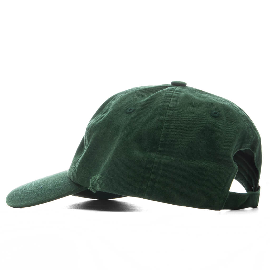 Mid Century Distressed Dad Hat - Forest