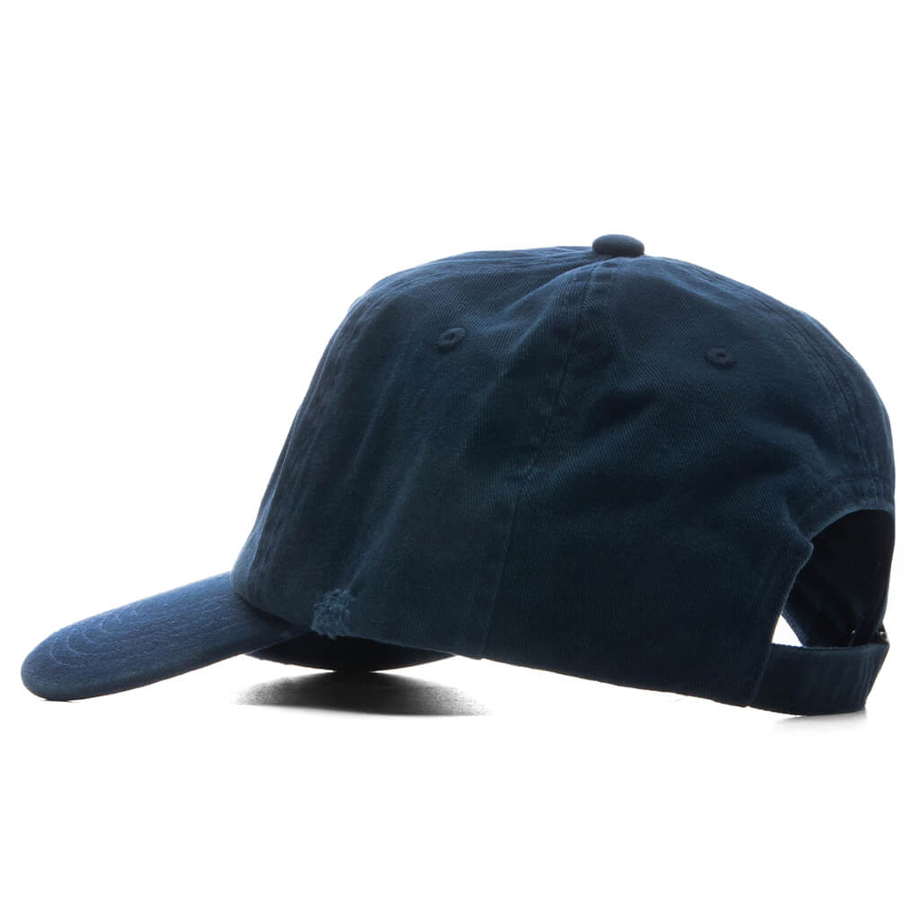 Mid Century Distressed Dad Hat - Navy