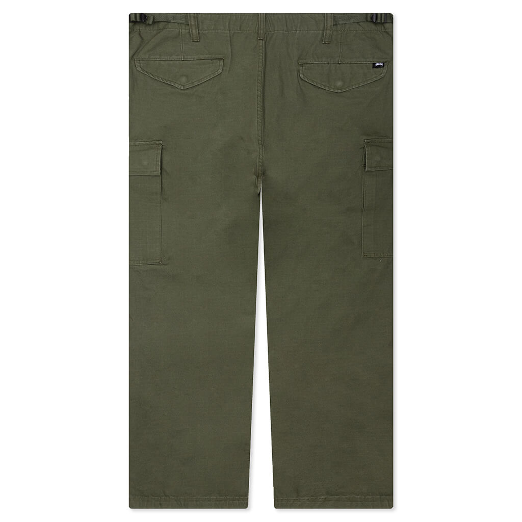Military Cargo Pant Ripstop - Olive Green
