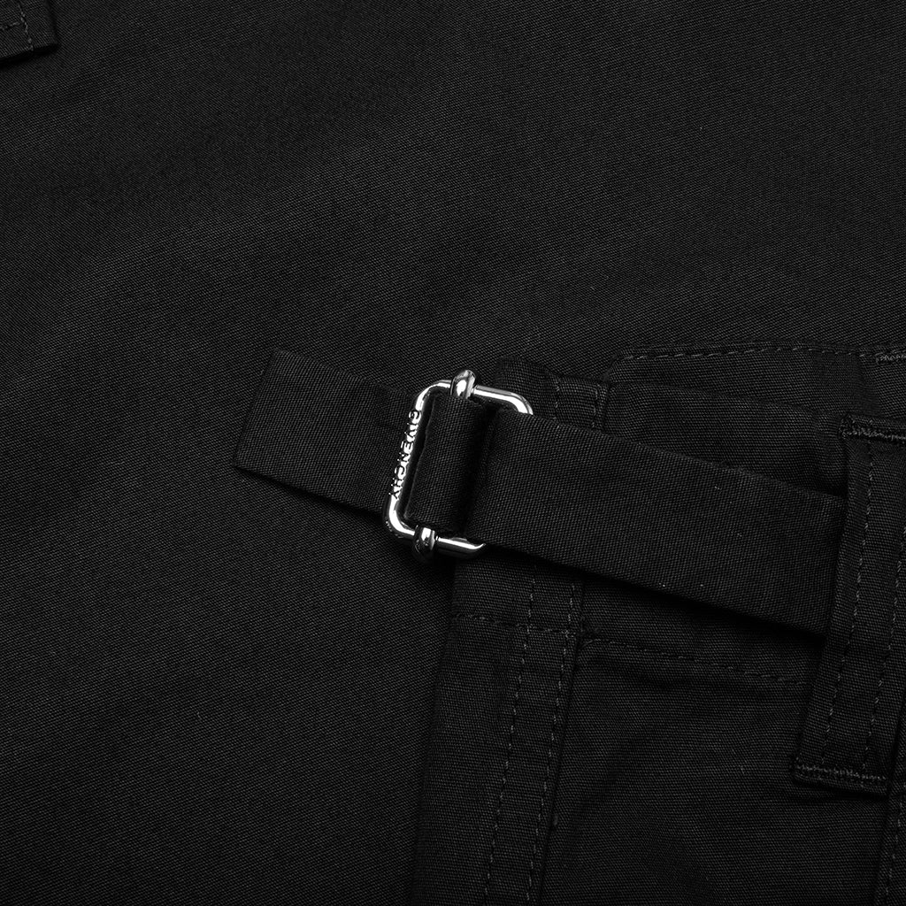 Cotton Cargo Pants - Black