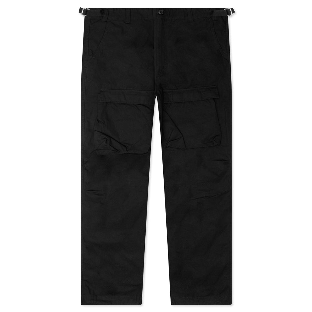 Cotton Cargo Pants - Black