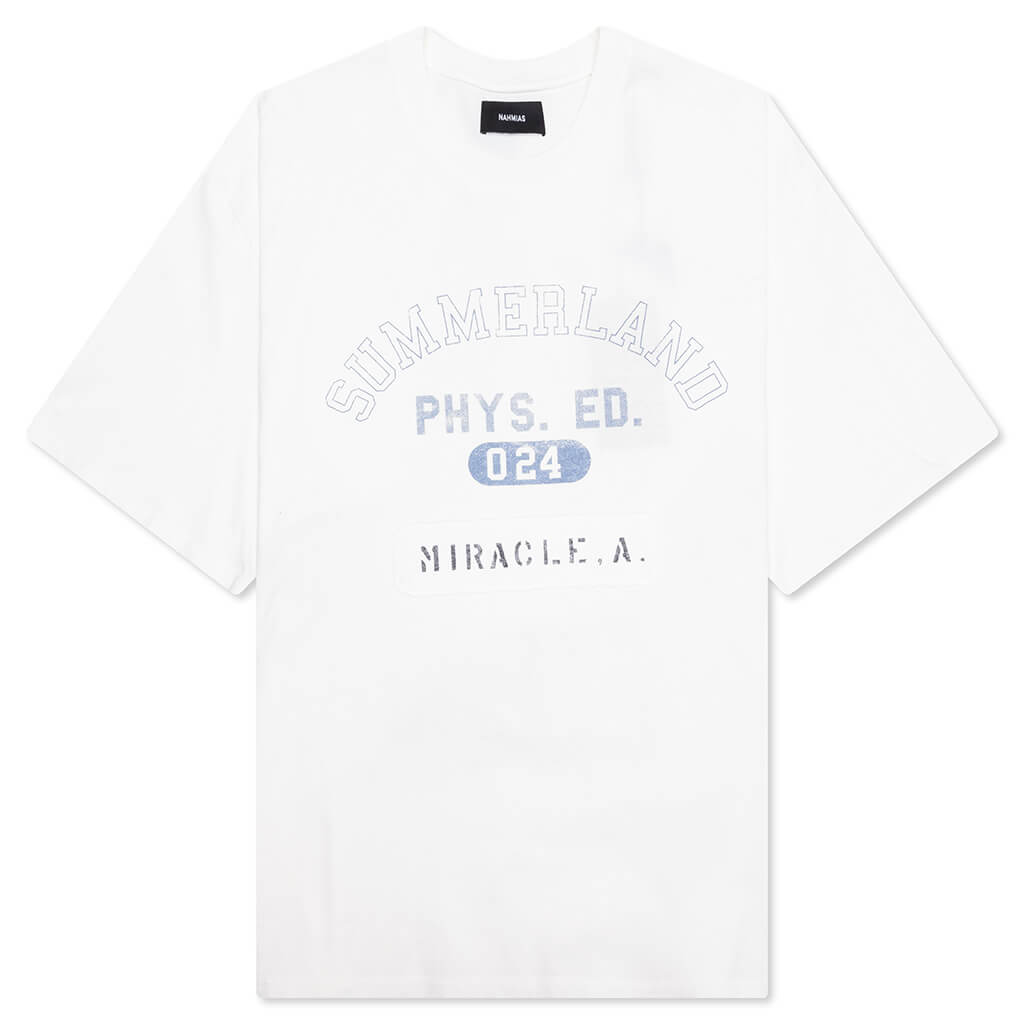 Miracle, A. Boxy T-Shirt - Cotton White