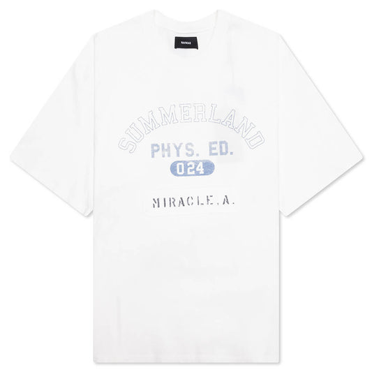 Miracle, A. Boxy T-Shirt - Cotton White