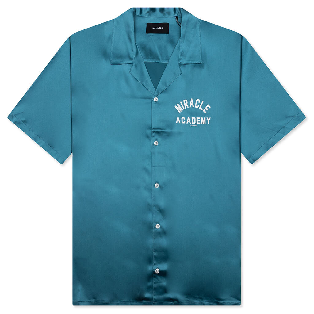 Miracle Academy S/S Silk Shirt - Ocean