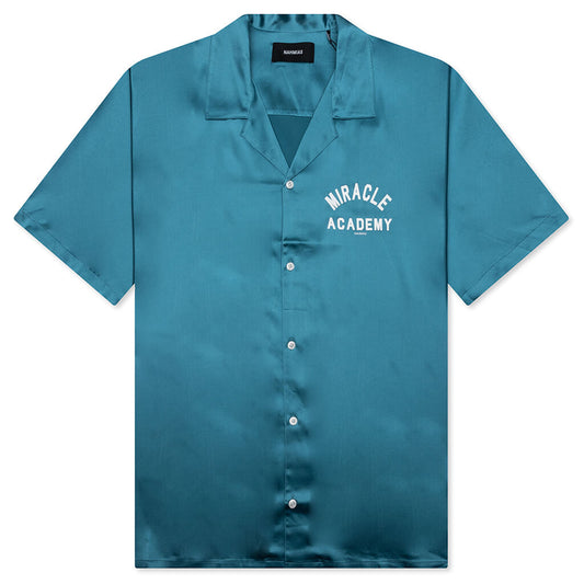 Miracle Academy S/S Silk Shirt - Ocean