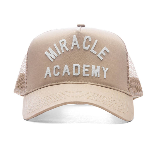 Miracle Academy Trucker Hat - Sand