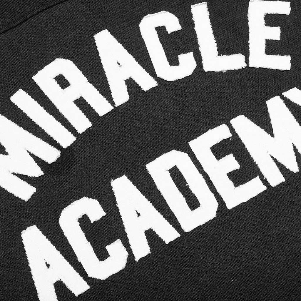 Miracle Academy Varsity L/S Shirt - Sunfade Black