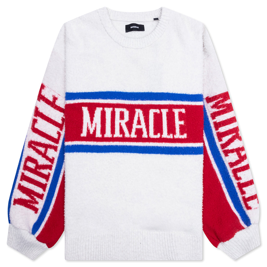 Miracle Oversized Crewneck - White