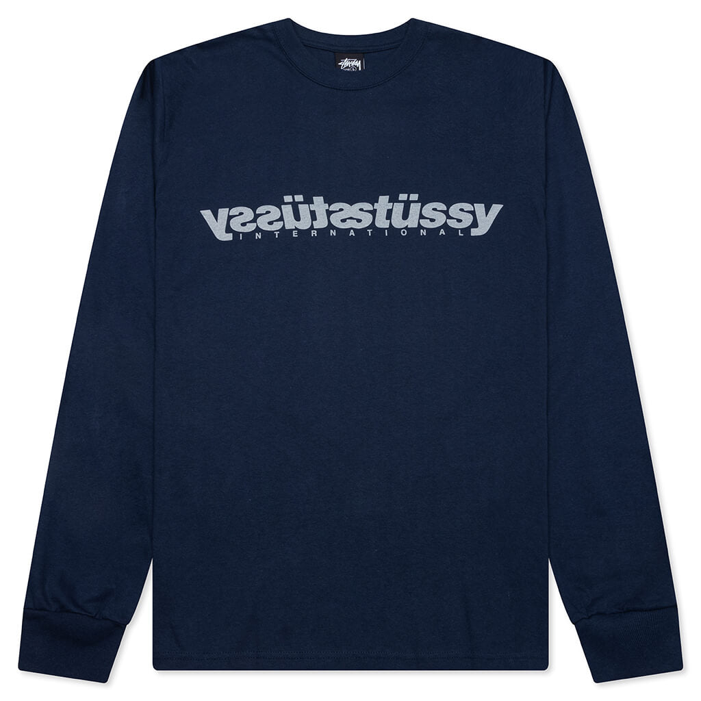 Mirror L/S Tee - Navy