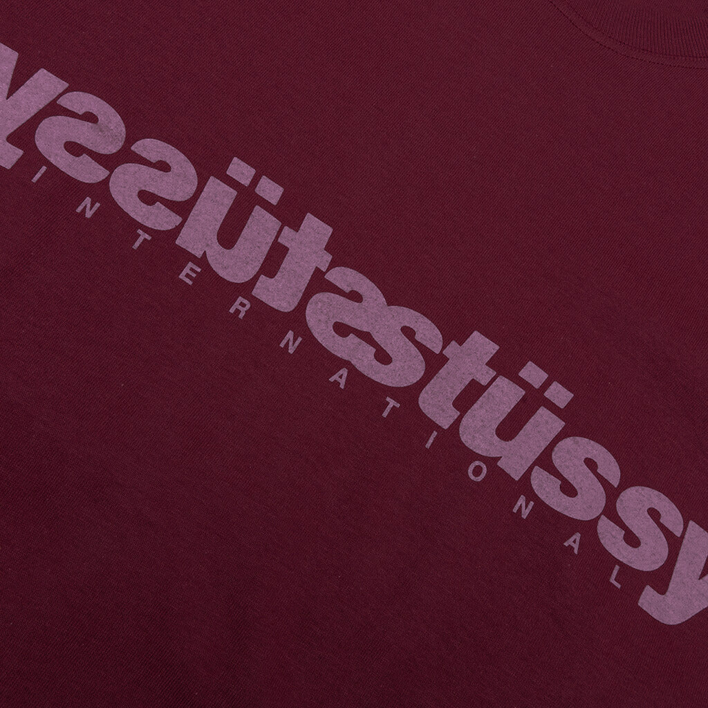 Mirror L/S Tee - Wine