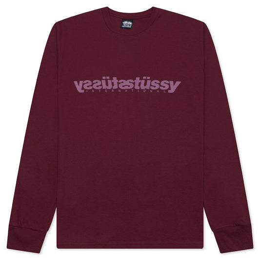 Mirror L/S Tee - Wine