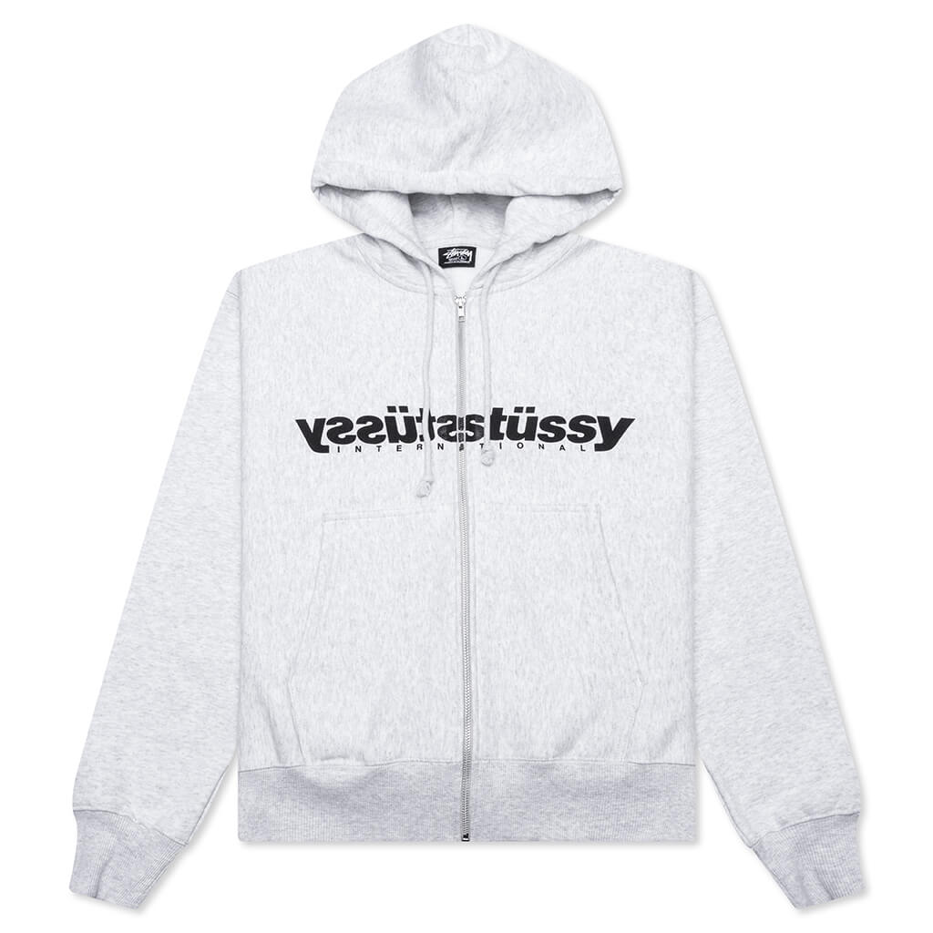 Mirror Zip Hoodie - Ash Heather