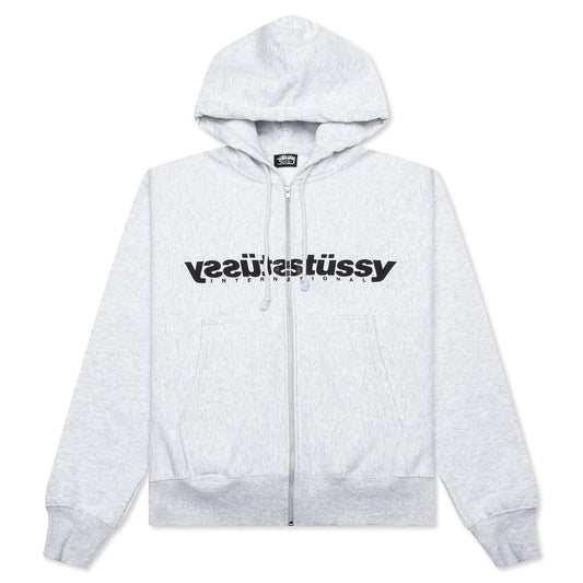 Mirror Zip Hoodie - Ash Heather