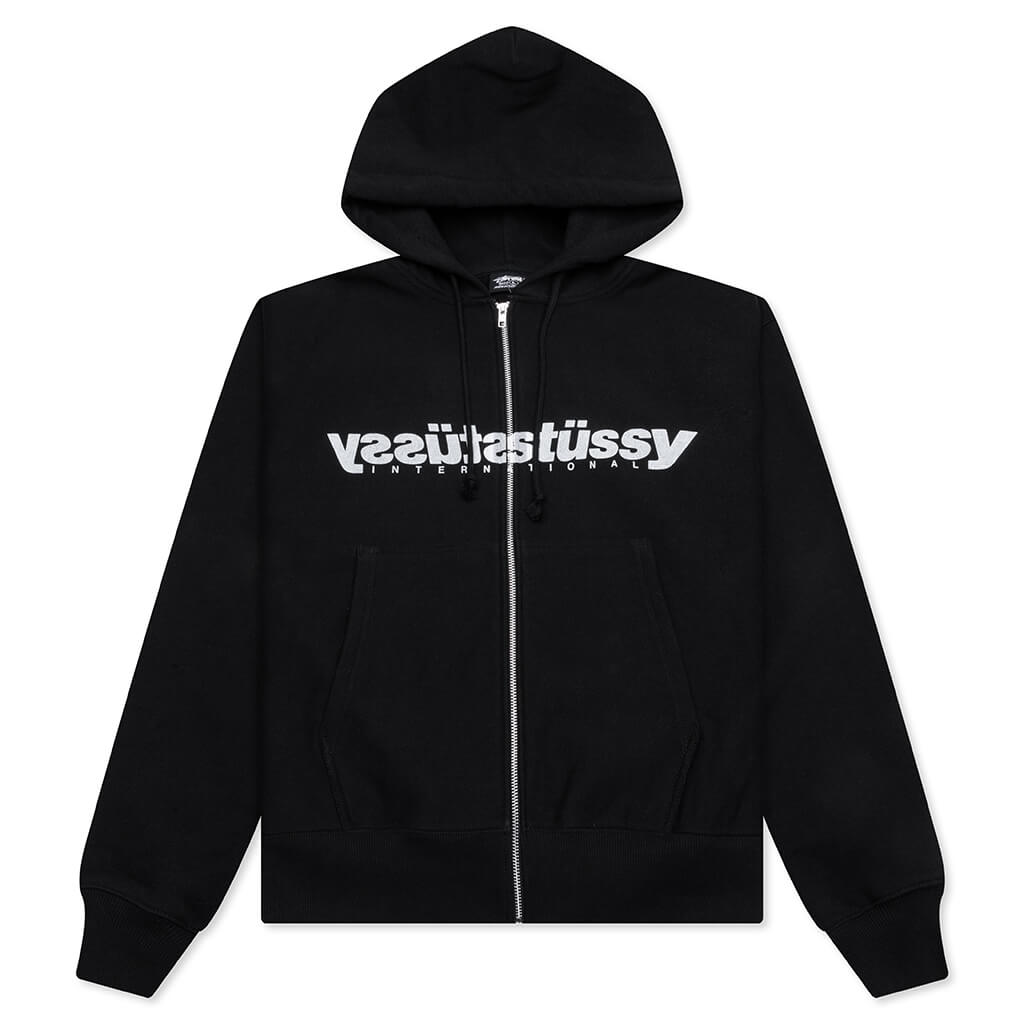 Mirror Zip Hoodie - Black