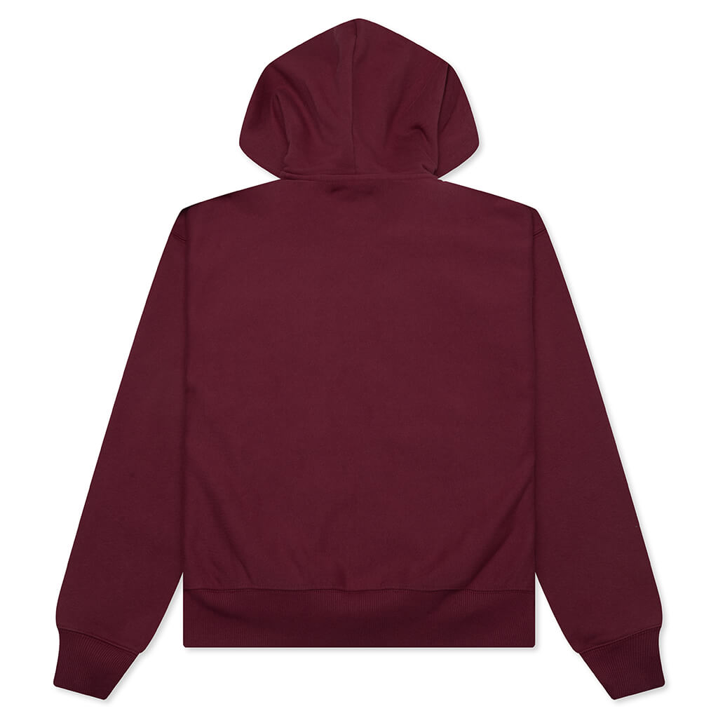 Mirror Zip Hoodie - Wine