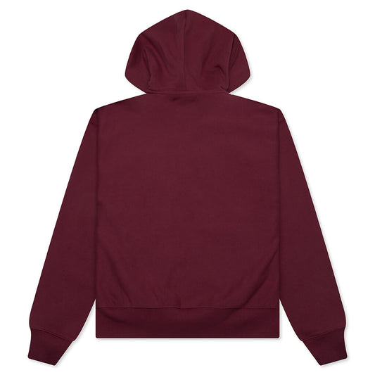 Mirror Zip Hoodie - Wine