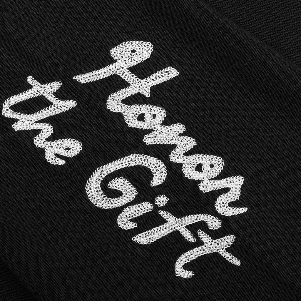 Mixed Logo Crewneck - Black