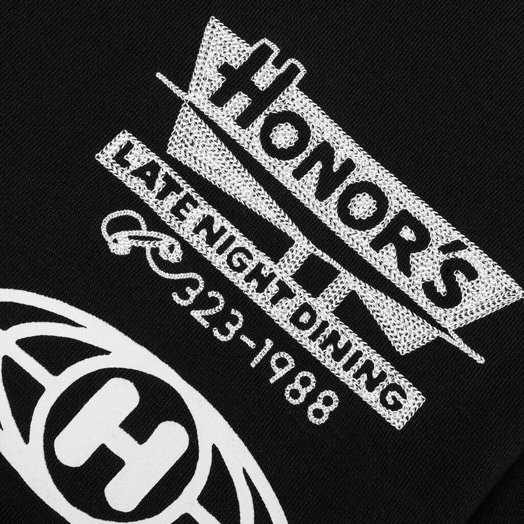 Mixed Logo Crewneck - Black