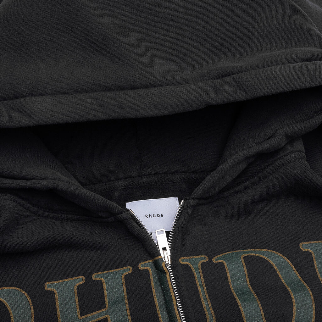 Monaco Regatta Full-Zip Hoodie - Vintage Black
