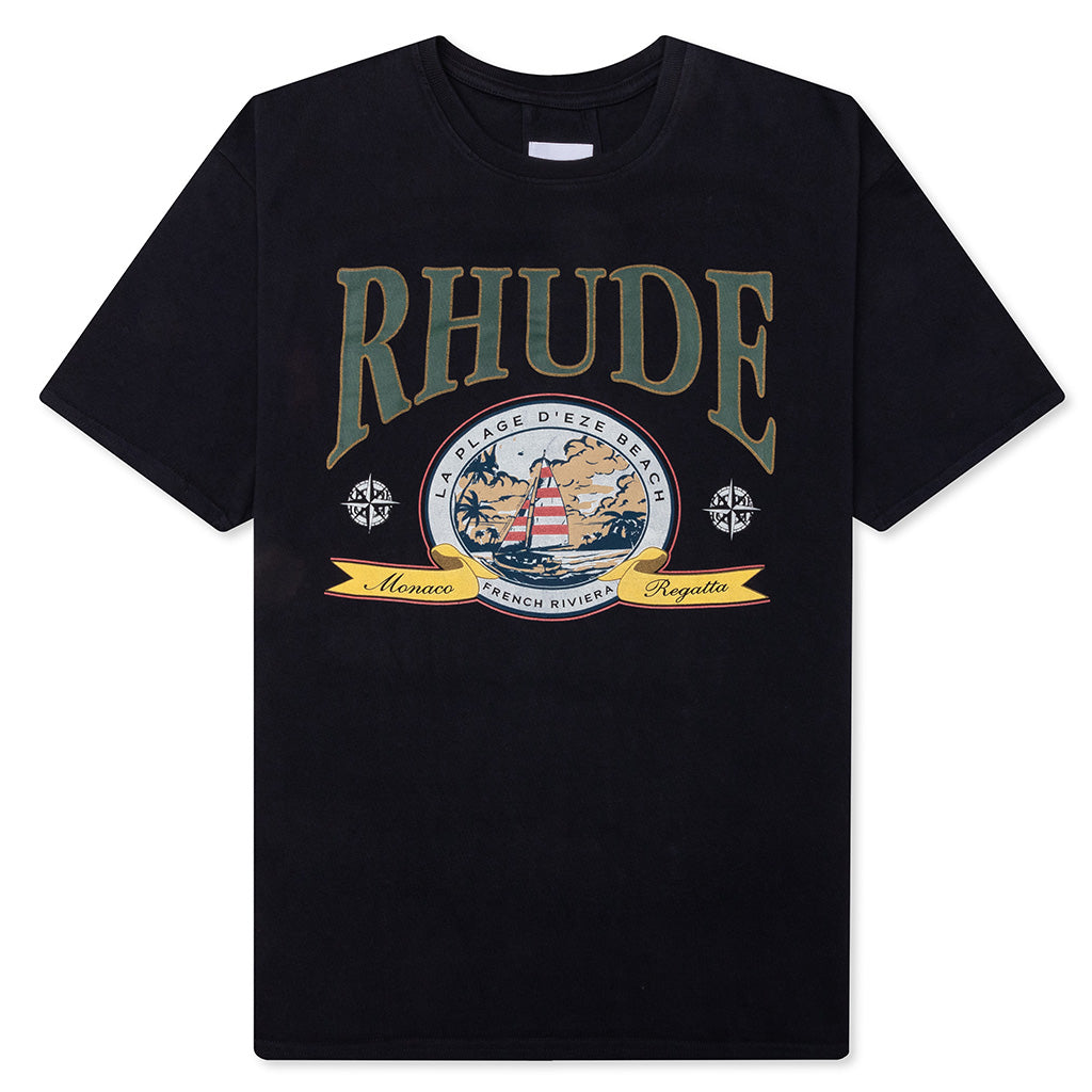 Monaco Regatta Tee - Vintage Black