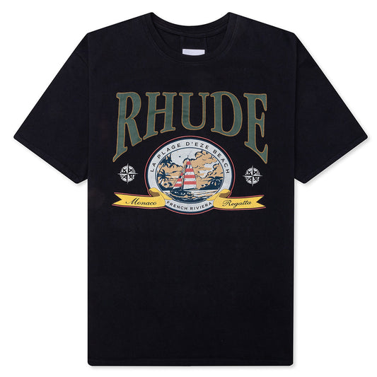 Monaco Regatta Tee - Vintage Black