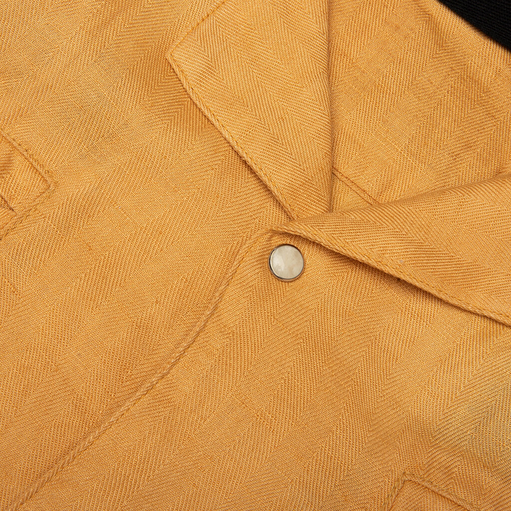 Montauk S/S Bowling Shirt - Yellow