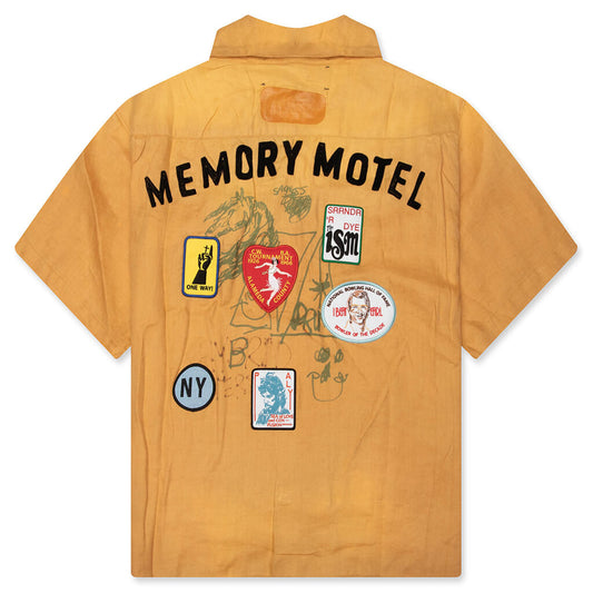 Montauk S/S Bowling Shirt - Yellow