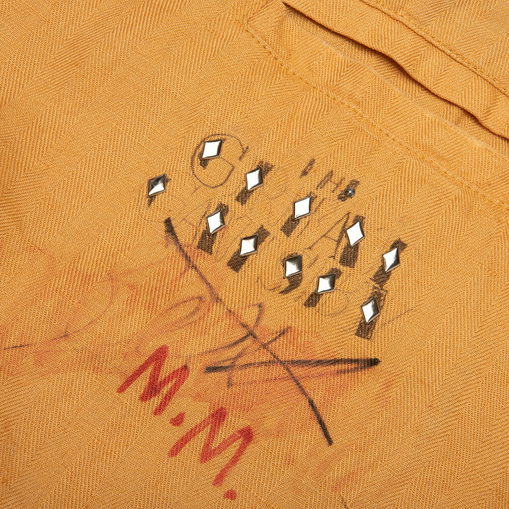 Montauk S/S Bowling Shirt - Yellow