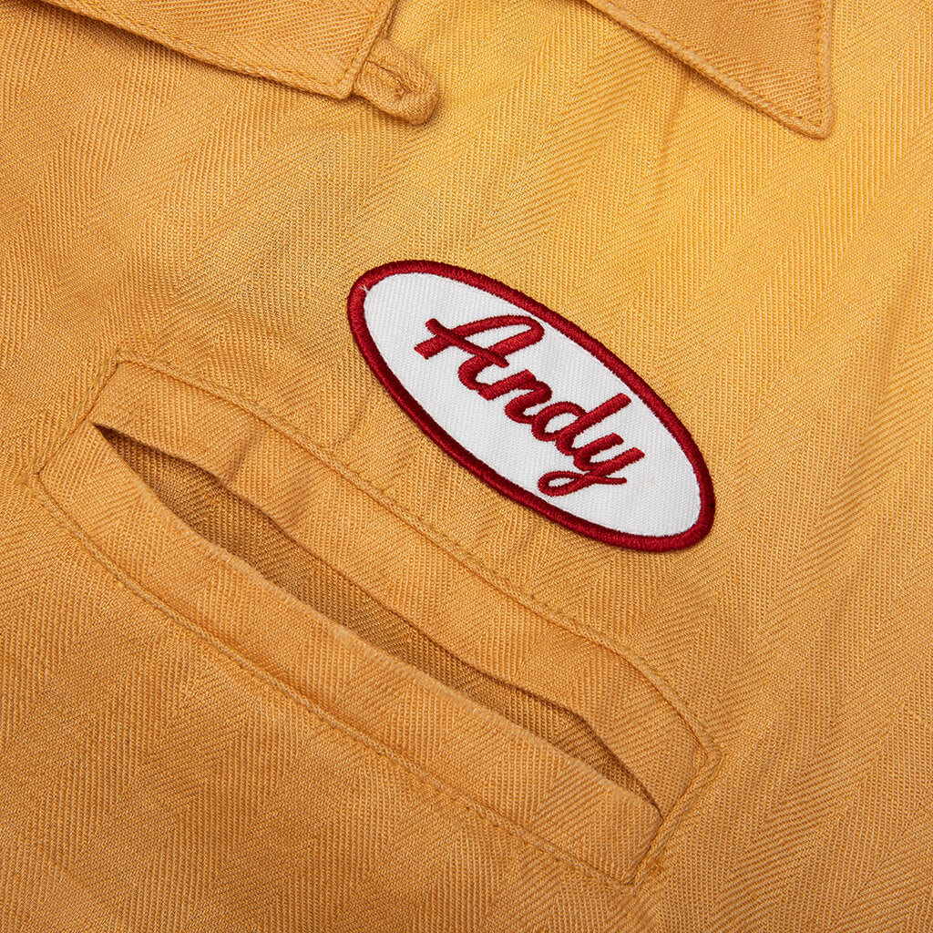Montauk S/S Bowling Shirt - Yellow