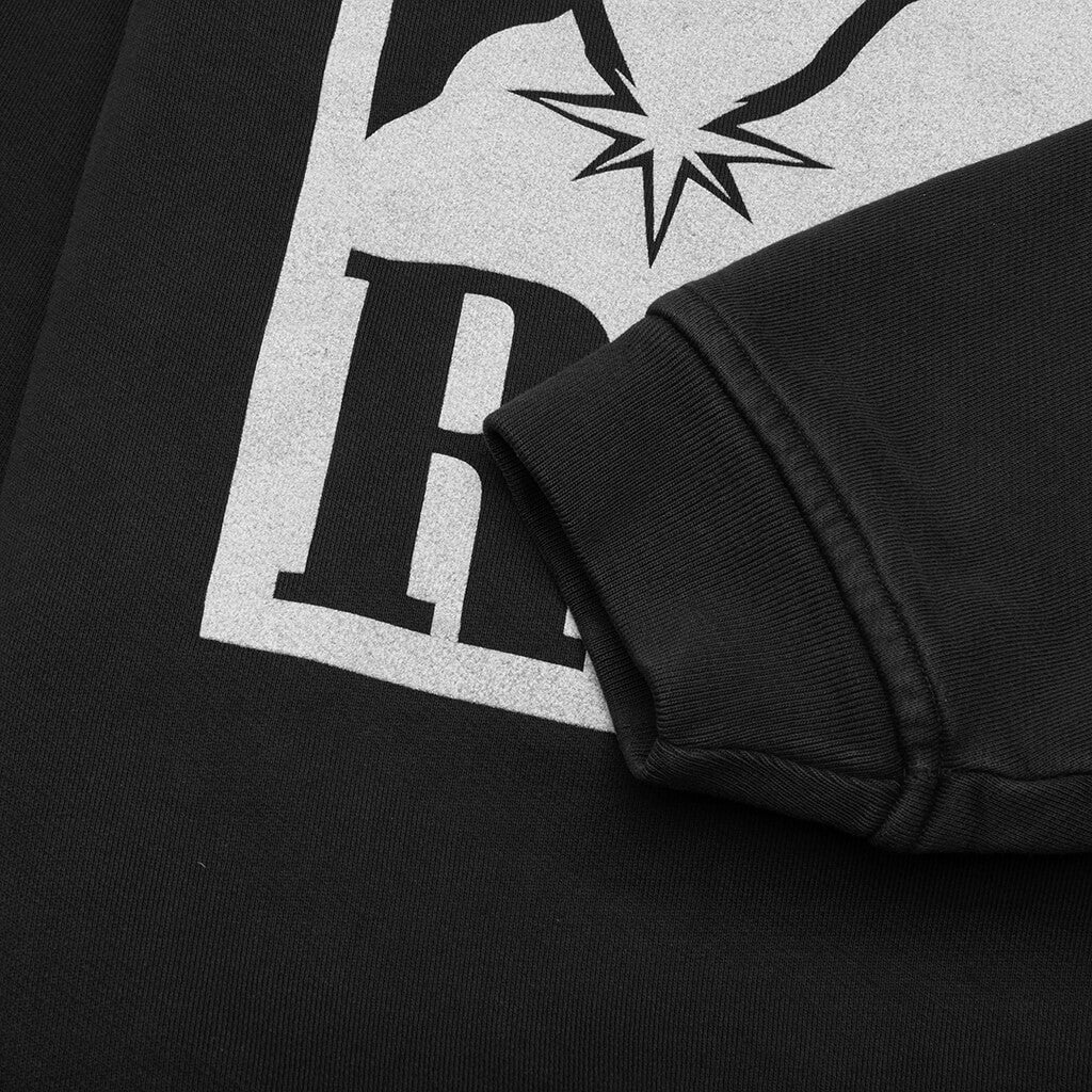 Moonlight Badge Hoodie - Vintage Black