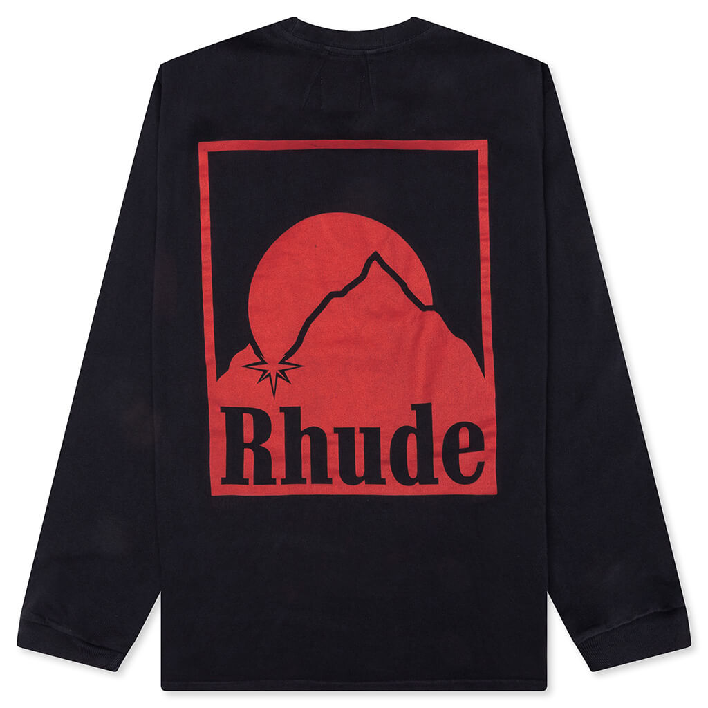 Moonlight Badge L/S Tee - Vintage Black
