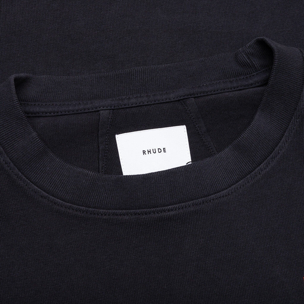 Moonlight Badge L/S Tee - Vintage Black