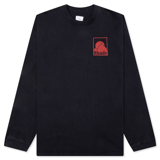 Moonlight Badge L/S Tee - Vintage Black