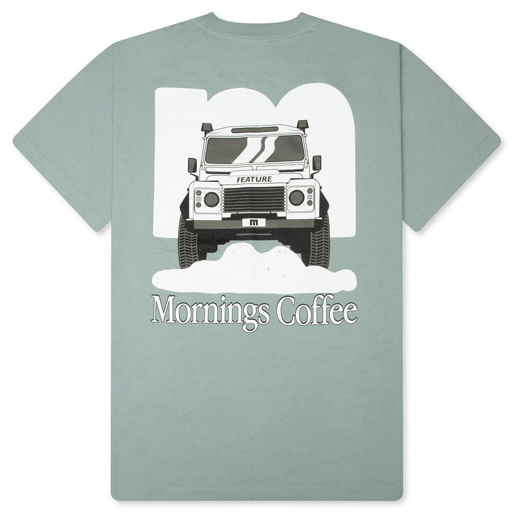 Morning Service Coffee Range Rover Tee - Slate