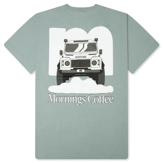 Morning Service Coffee Range Rover Tee - Slate