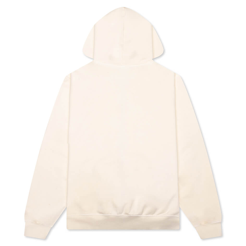 Mornings First Remark Zip Up Hoodie - Bone