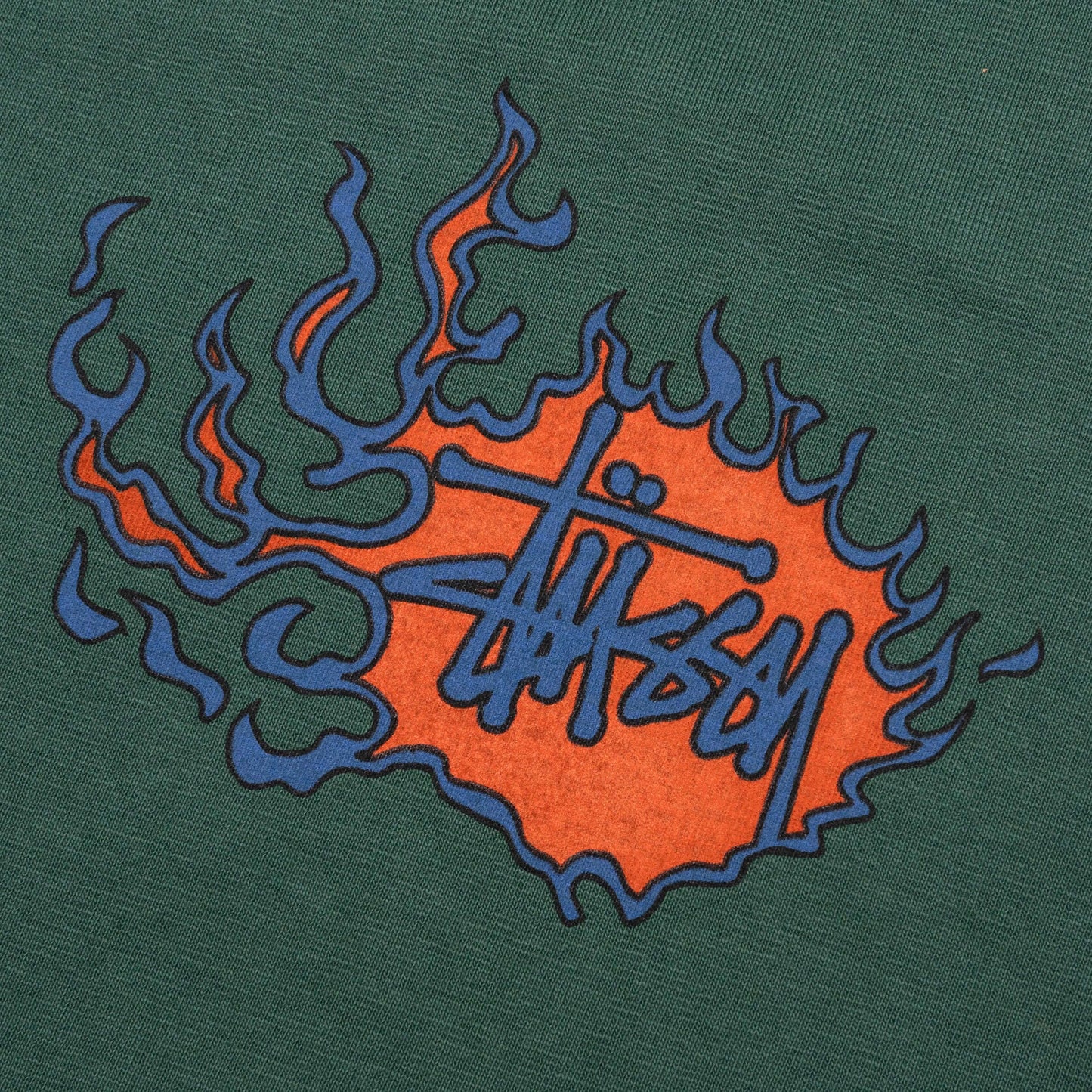 Mosaic Dragon Pigment Dyed Tee - Forest
